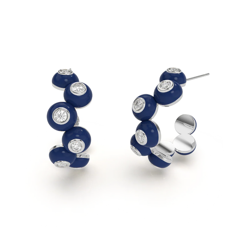 Dopamine Overdose Silver Earrings