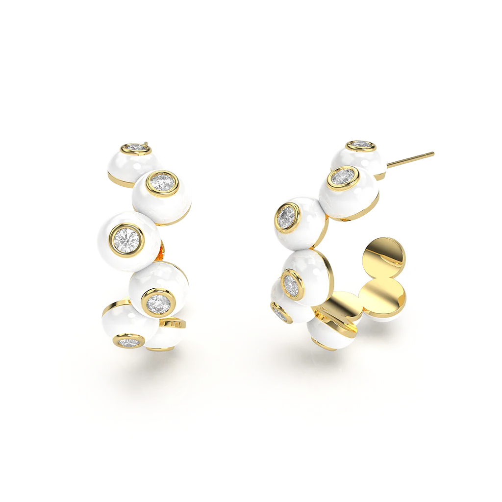 Dopamine Overdose Gold Earrings