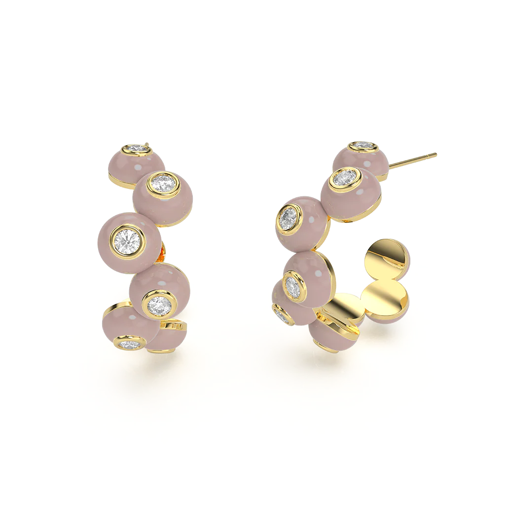 Dopamine Overdose Gold Earrings