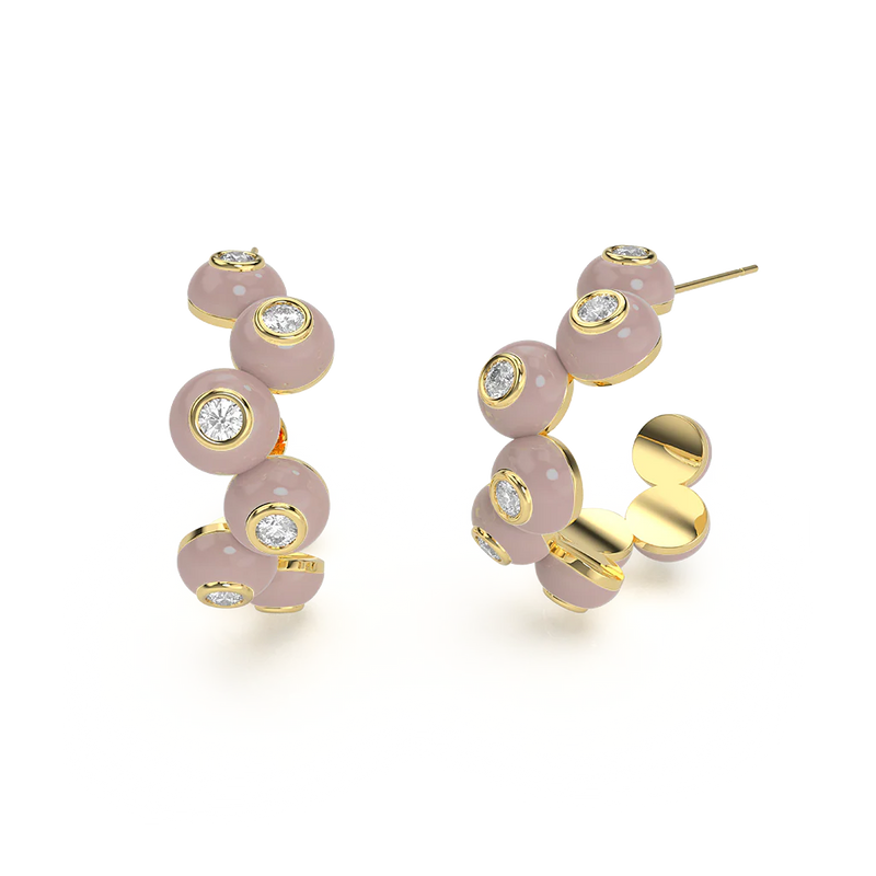 Dopamine Overdose Gold Earrings