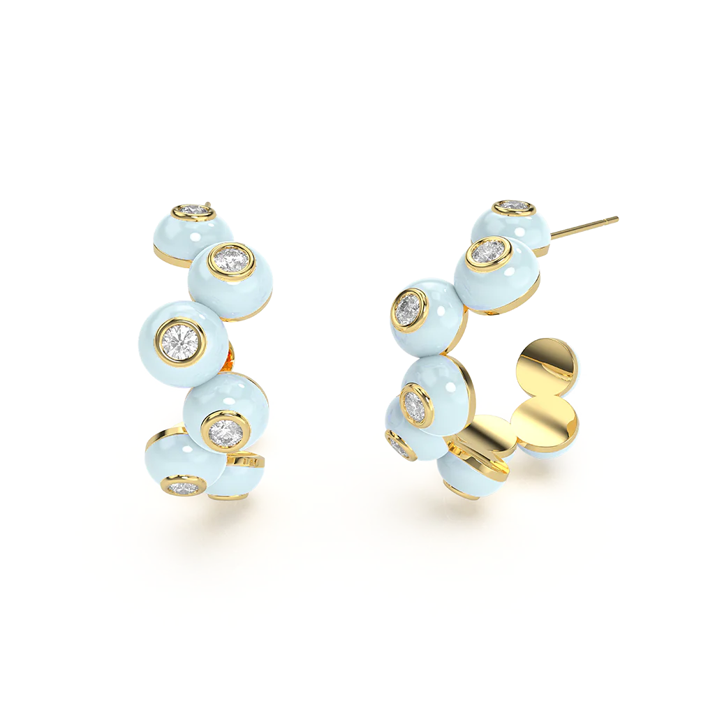 Dopamine Overdose Gold Earrings