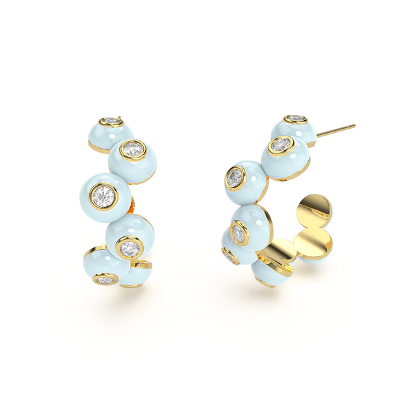 Dopamine Overdose Gold Earrings