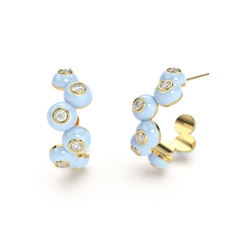 Dopamine Overdose Gold Earrings