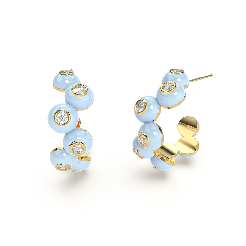 Dopamine Overdose Gold Earrings
