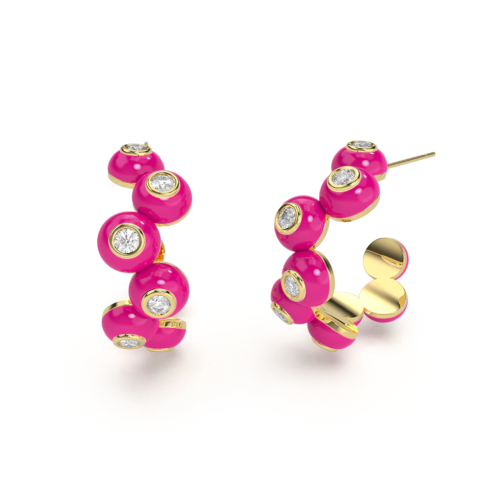 Dopamine Overdose Gold Earrings