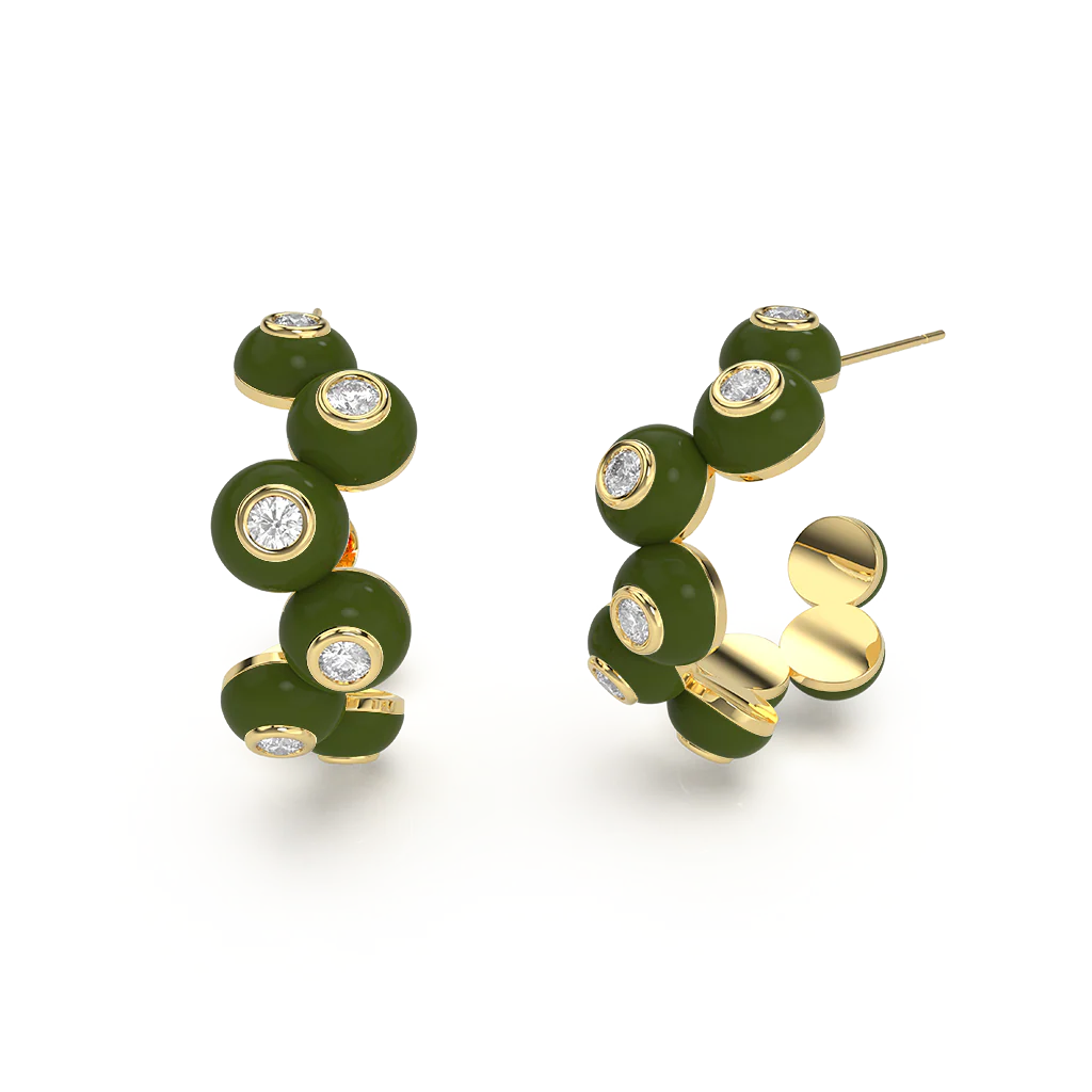 Dopamine Overdose Gold Earrings
