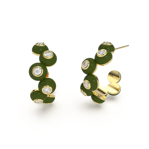 Dopamine Overdose Gold Earrings