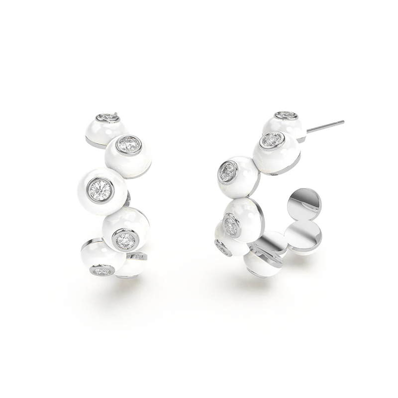 Dopamine Overdose Silver Earrings