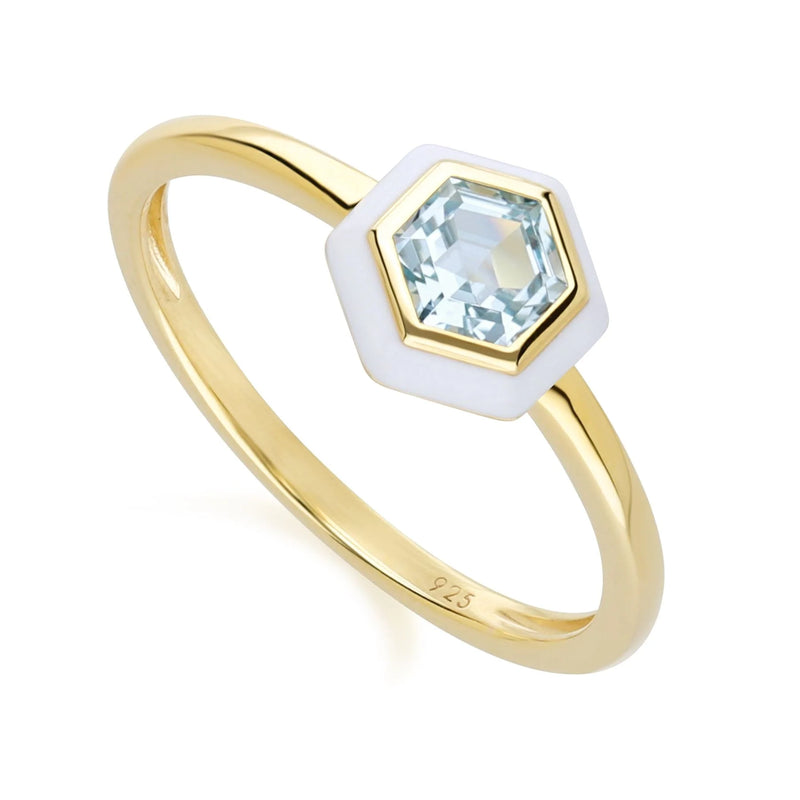 Aura Hexagon Ring (Lavender Edition)