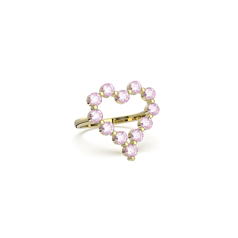 Heart Halo Ring