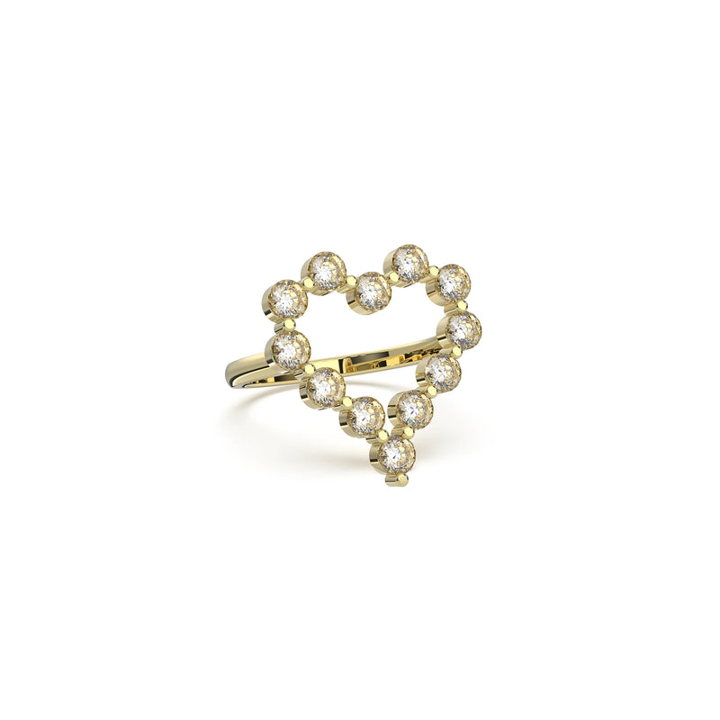 Heart Halo Ring