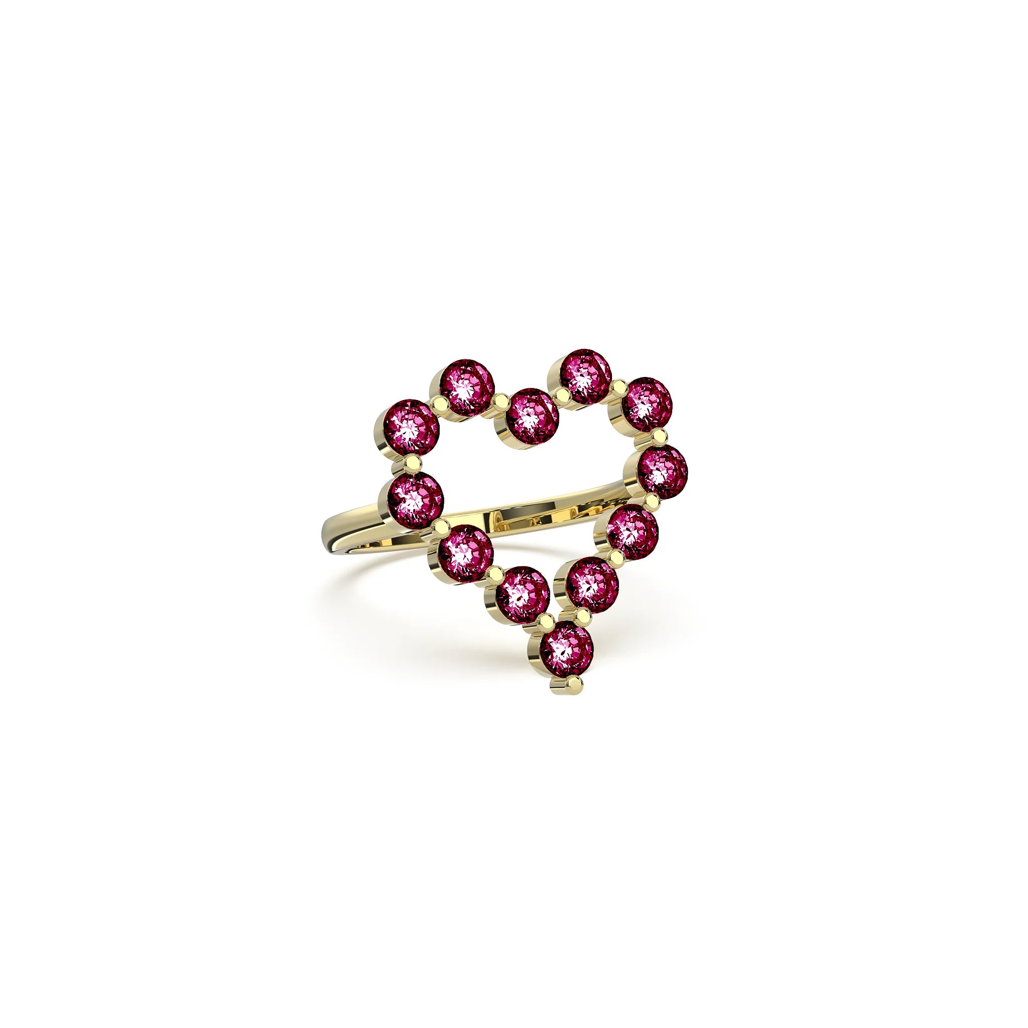 Heart Halo Ring