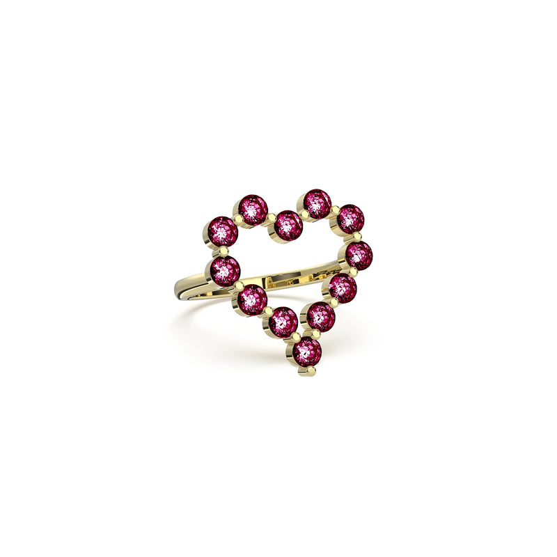 Heart Halo Ring
