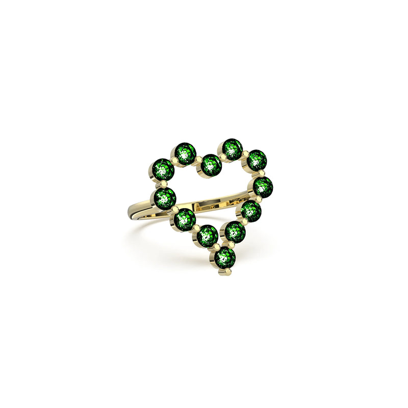 Heart Halo Ring