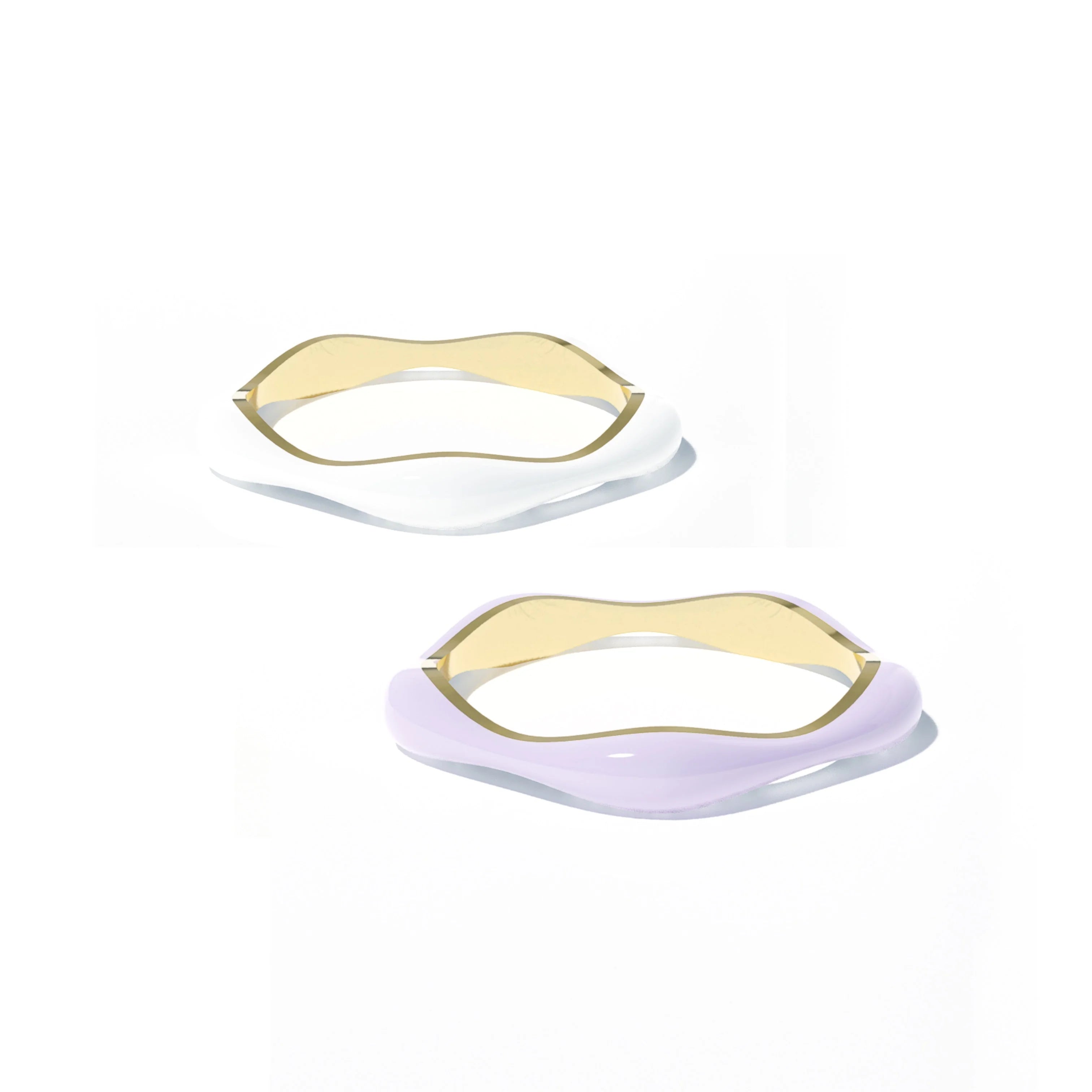 The Sugar Overdrive-Silver Ring set of 2