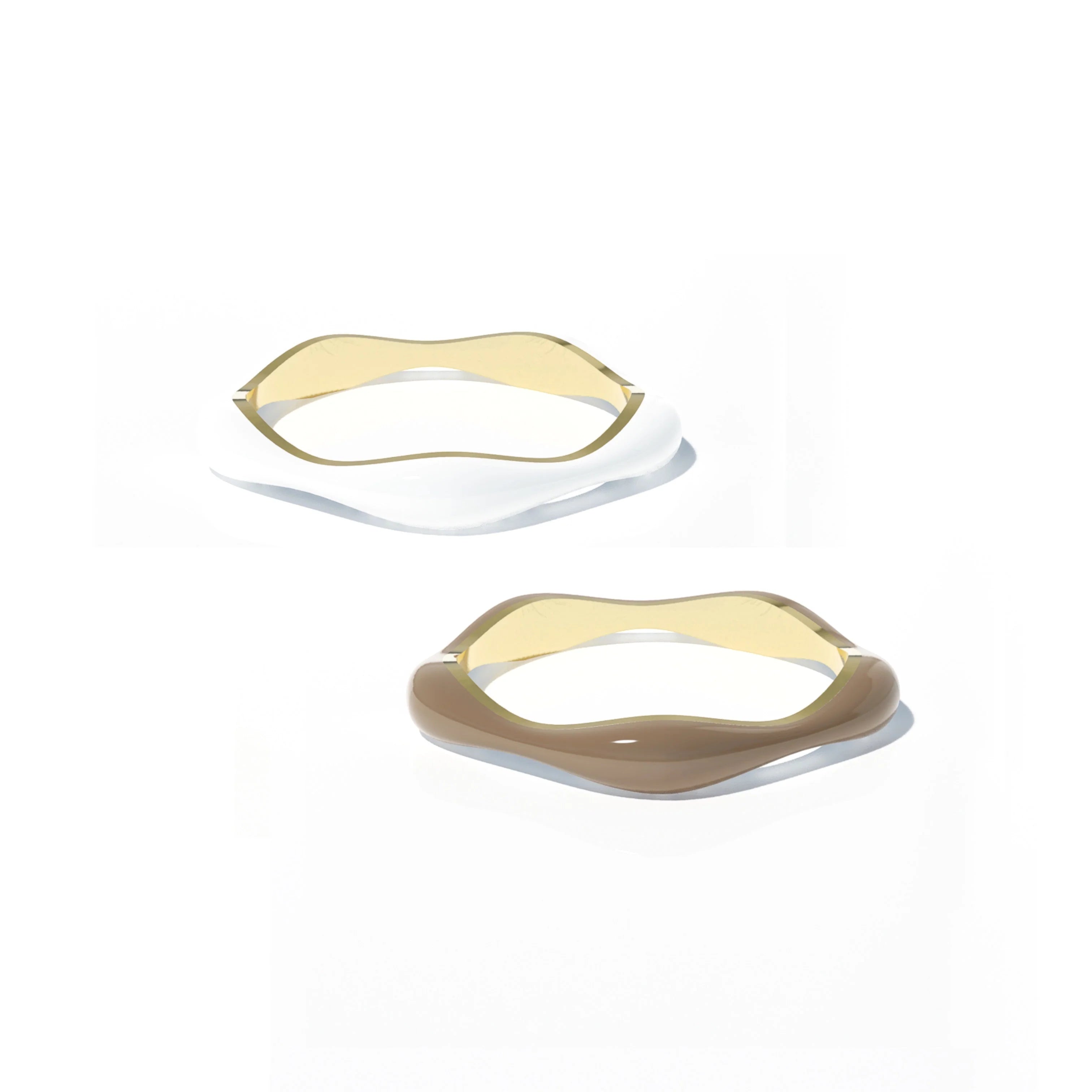 The Sugar Overdrive-Silver Ring set of 2