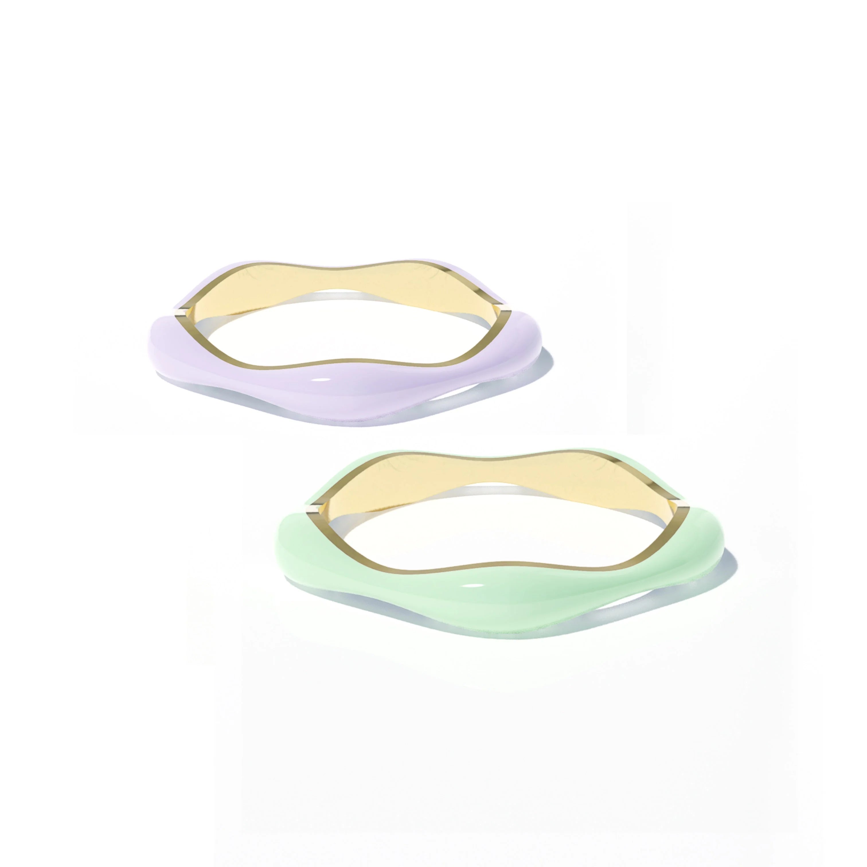 The Sugar Overdrive-Silver Ring set of 2