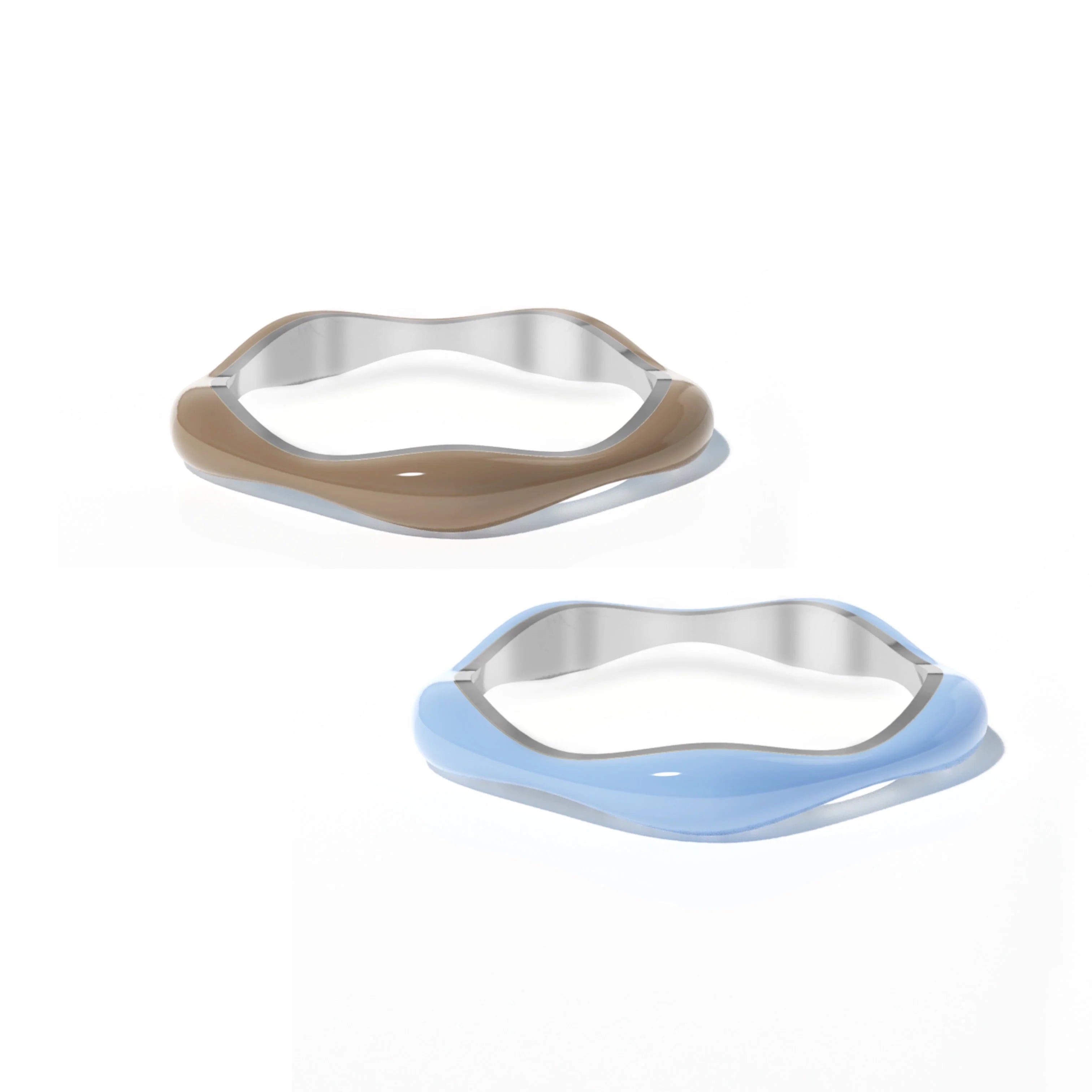The Sugar Overdrive-Silver Ring set of 2
