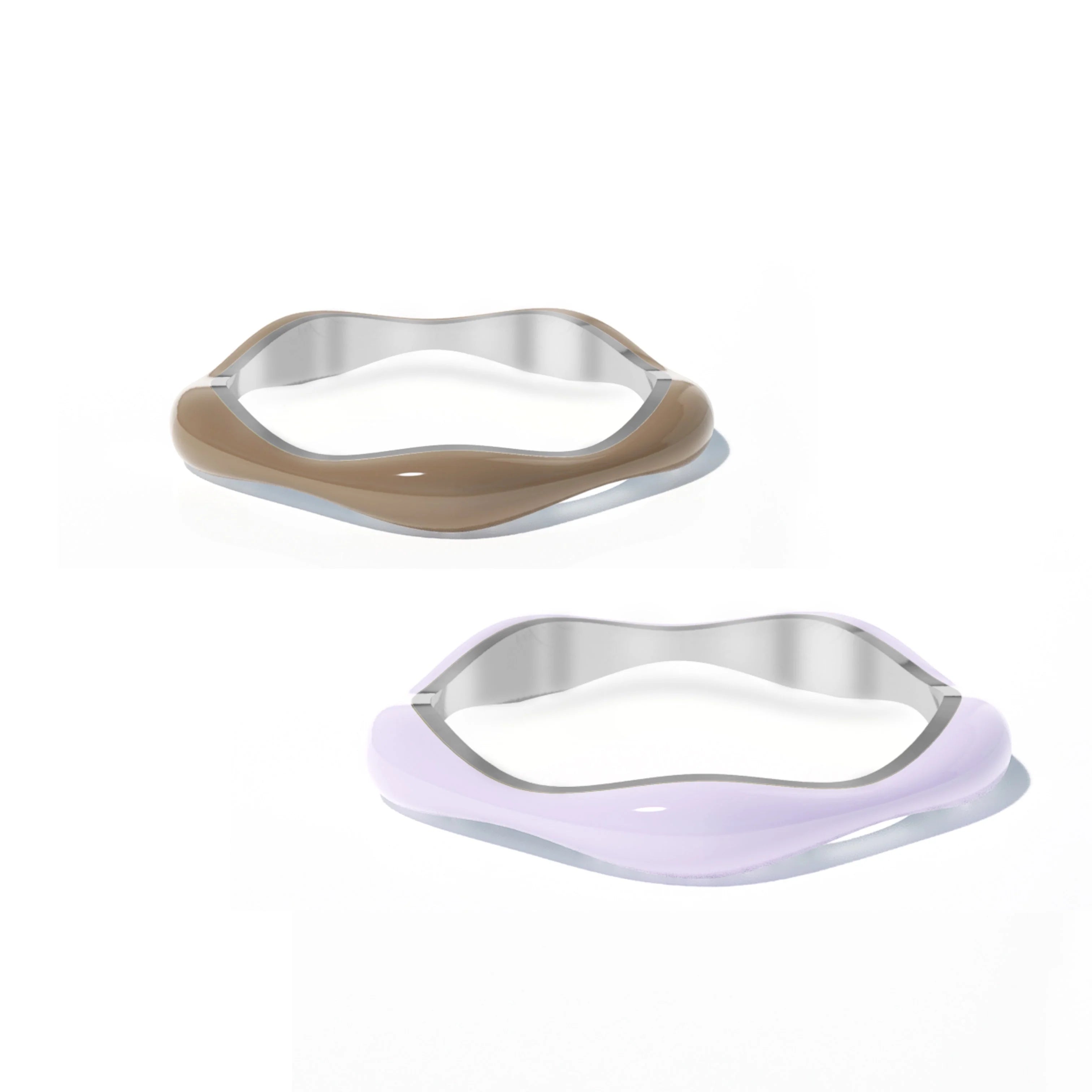 The Sugar Overdrive-Silver Ring set of 2