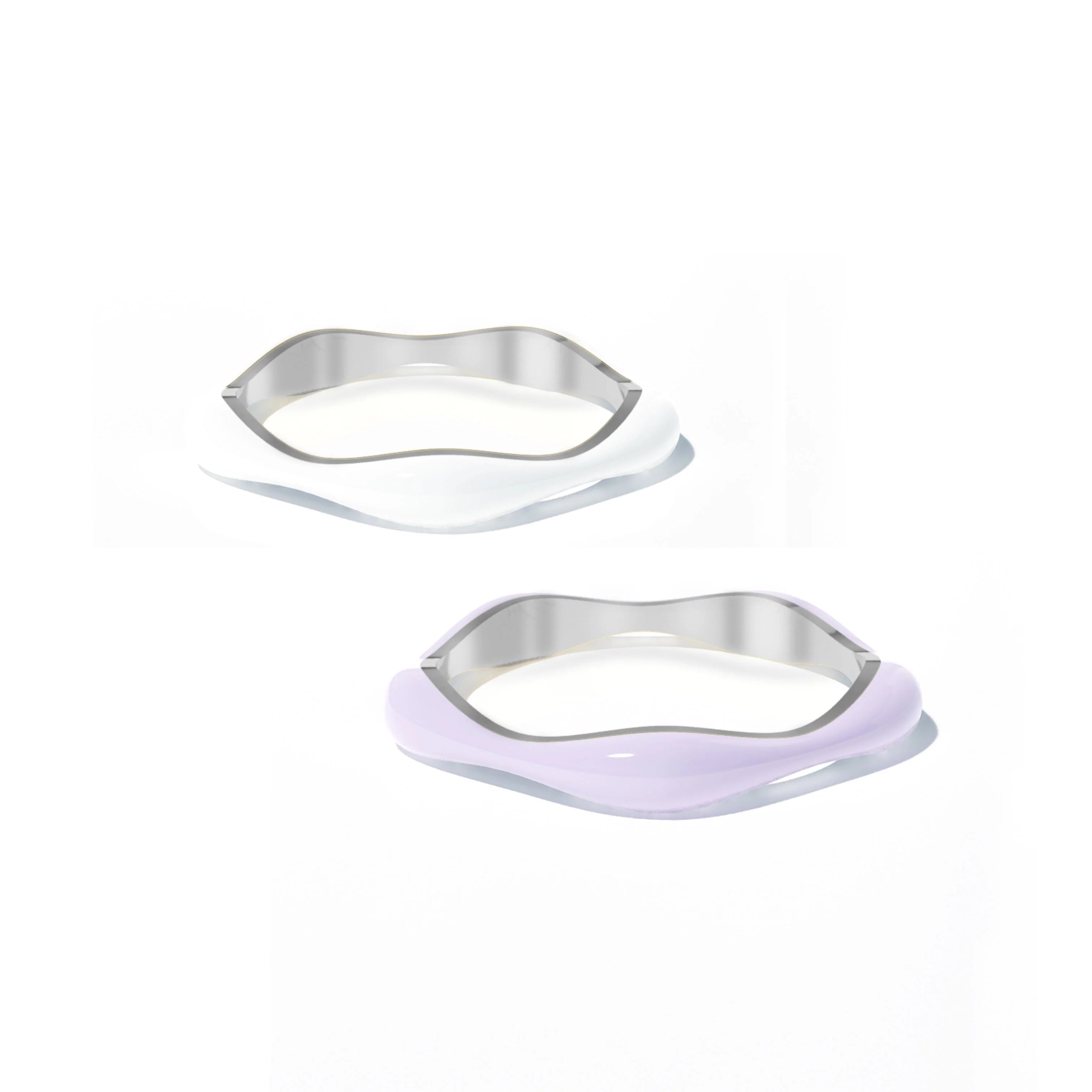 The Sugar Overdrive-Silver Ring set of 2