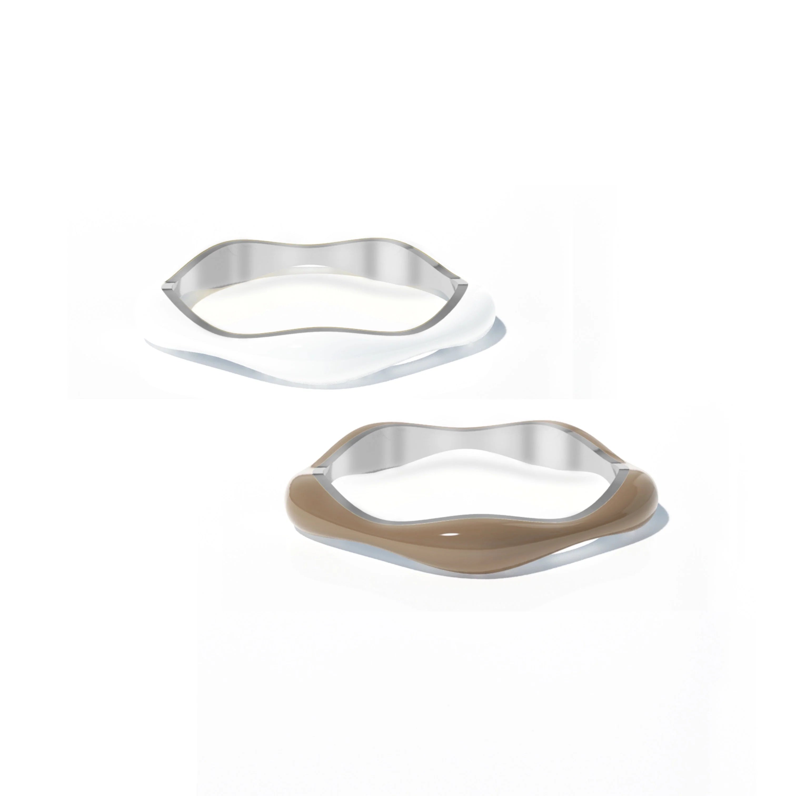 The Sugar Overdrive-Silver Ring set of 2
