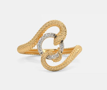 Pave Bow Ring | Solid 925 Sterling Silver |