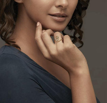 Pave Bow Ring | Solid 925 Sterling Silver |