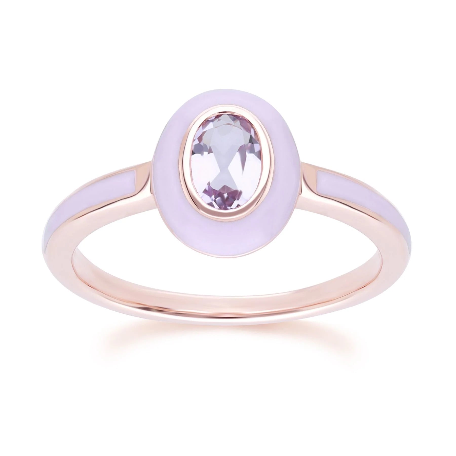 Aura Oval Ring (Fuchsia Edition)