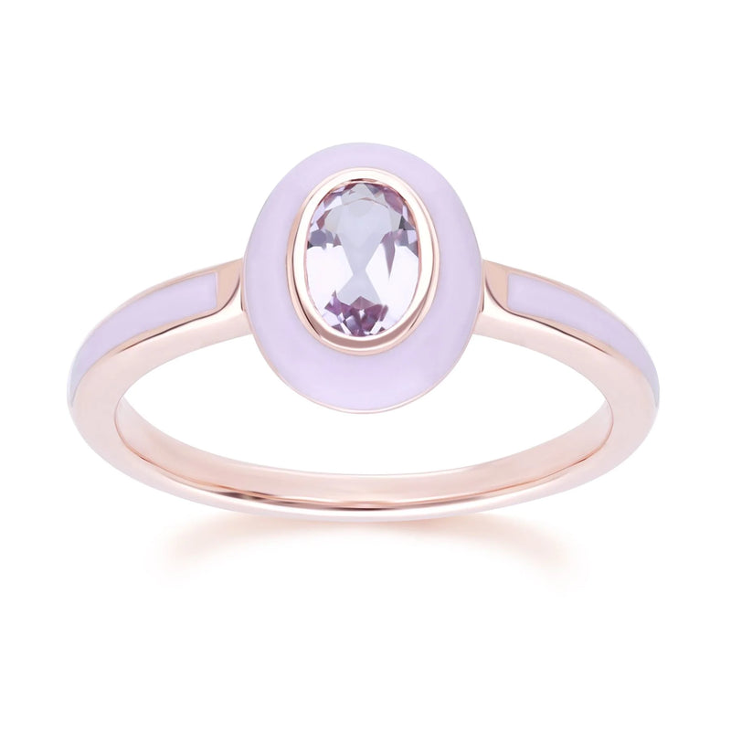 Aura Oval Ring (Fuchsia Edition)