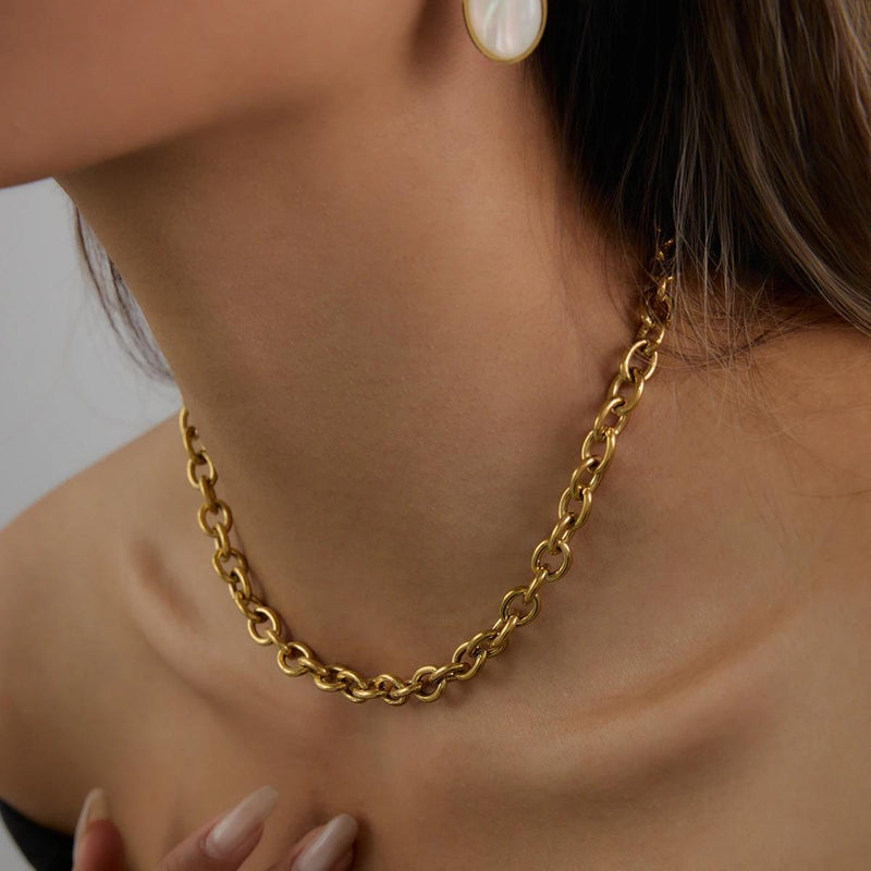 Bold Links 18K Gold-Plated Chain Necklace