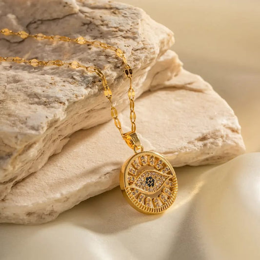 Evil Eye Protection Pendant Necklace.