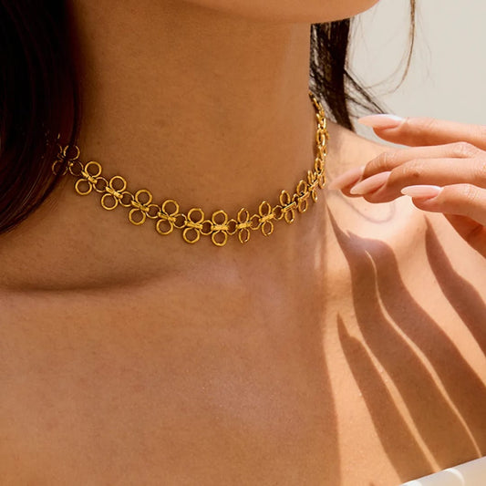 Clover Chain Choker