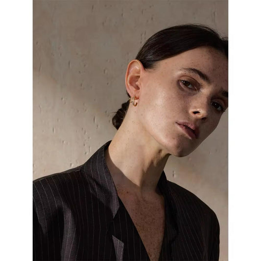 Minimalist Gold Hoop Earrings