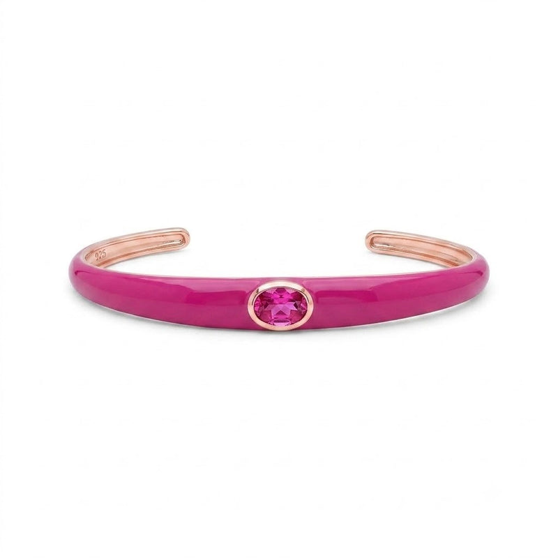 Aura Cuff  (Fuchsia Rectangle Edition)