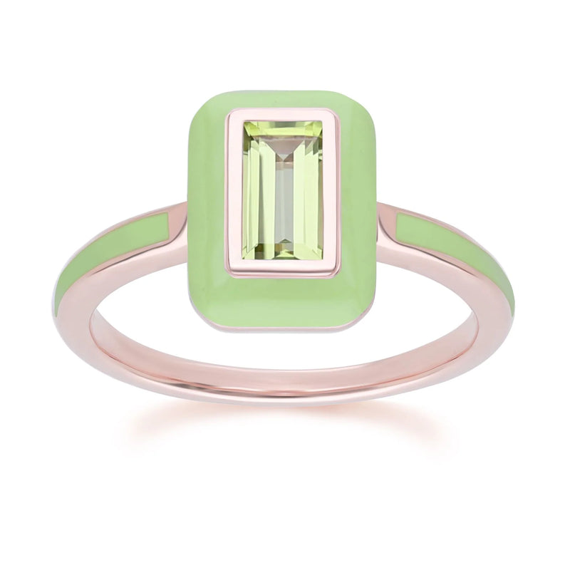 Chroma Baguette Ring (Emerald Edition)