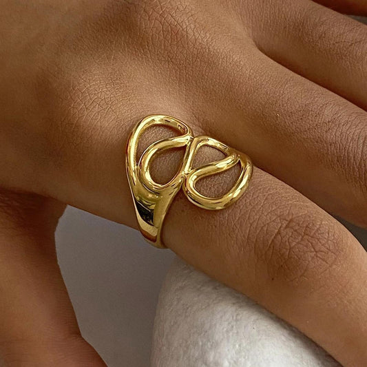 Aurora Interlock Ring