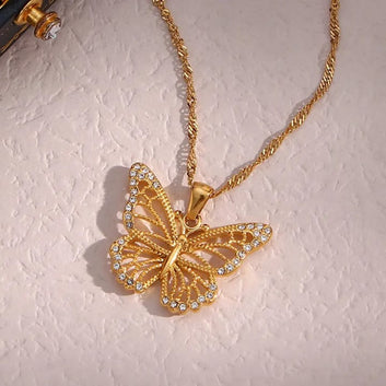 Butterfly Sparkle Necklace