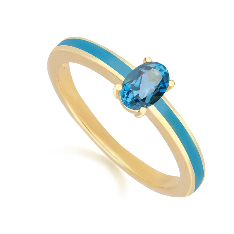 Chroma Aura Baguette Ring (Lavender Edition)