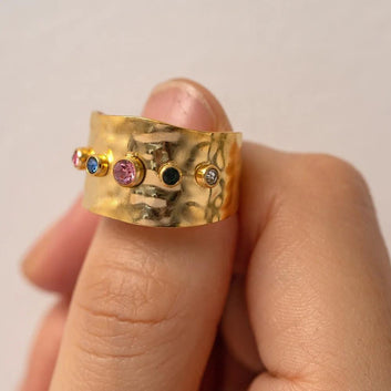 Celestial Gemstone Ring