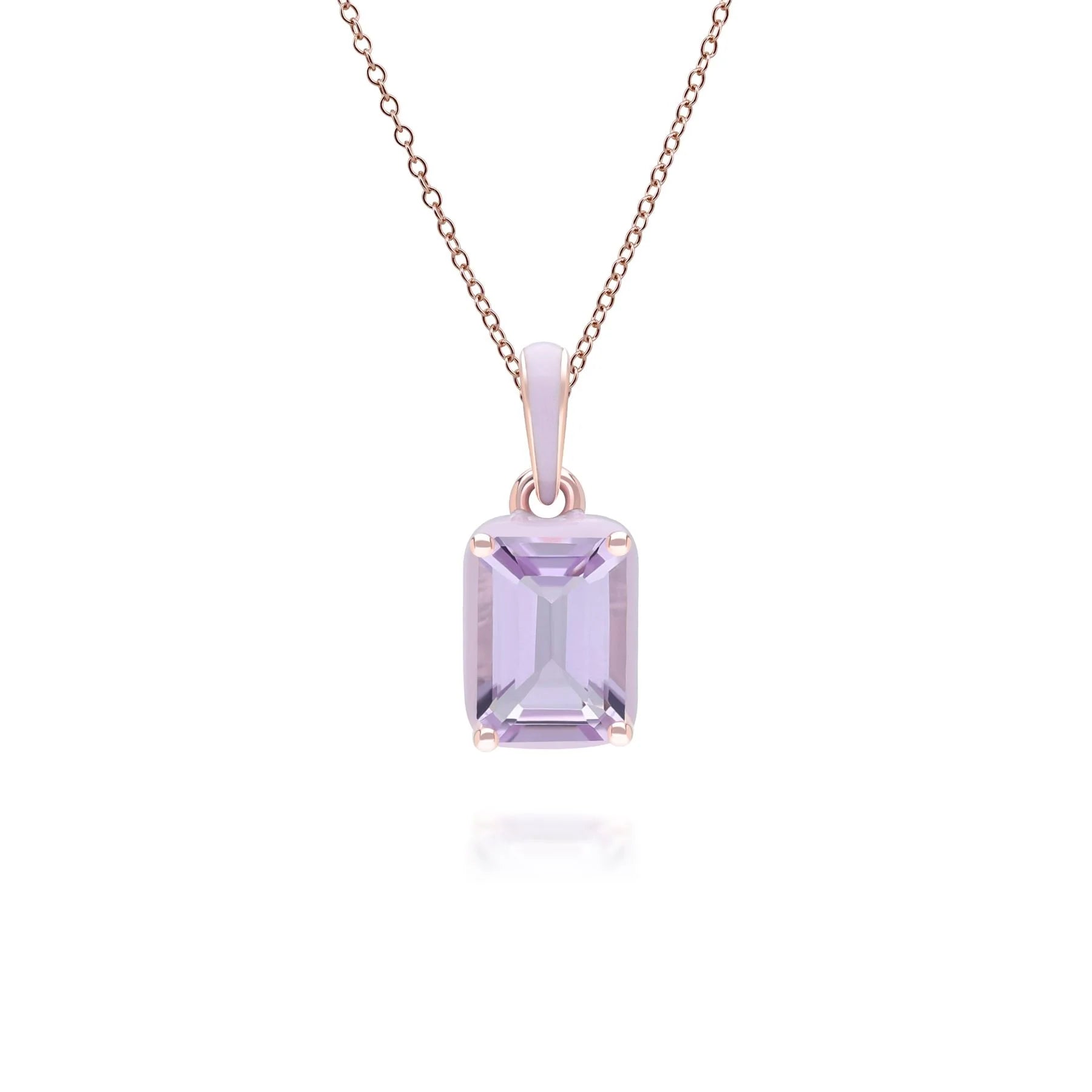 Aura Baguette Pendant (Lavender Edition)