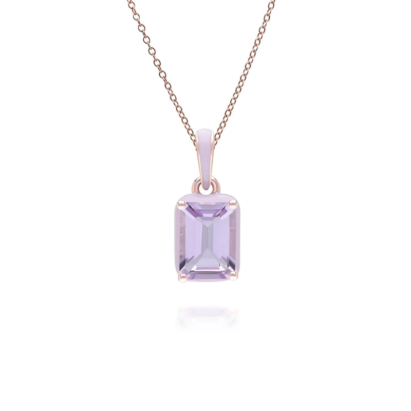 Aura Baguette Pendant (Lavender Edition)