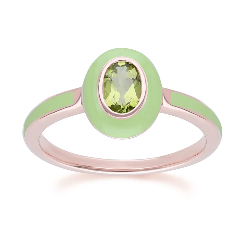 Aura Oval Ring (Fuchsia Edition)