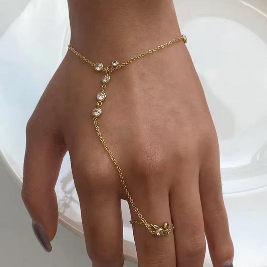 Diamond Cascade Hand Chain