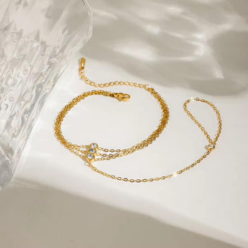 Diamond Cascade Hand Chain