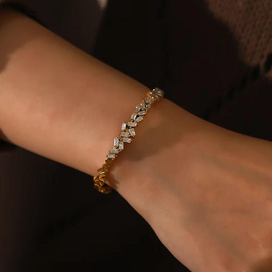 Diamond Chevron Bracelet