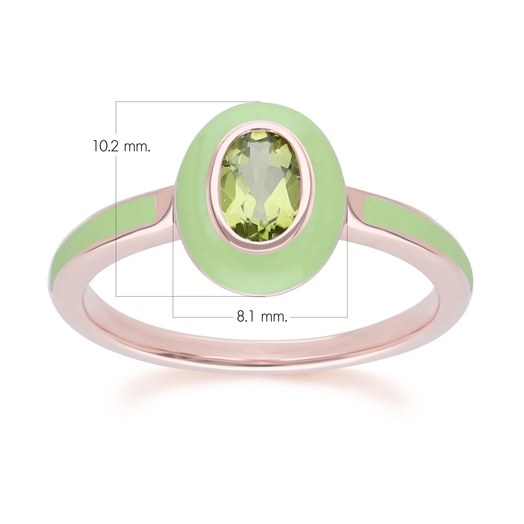 Aura Oval Ring (Fuchsia Edition)