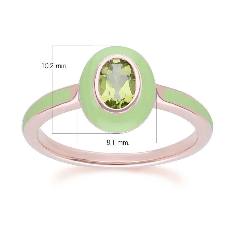 Aura Oval Ring (Fuchsia Edition)