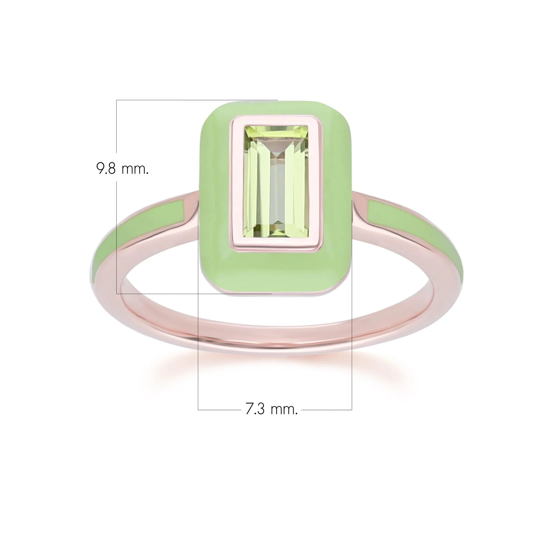 Chroma Baguette Ring (Emerald Edition)