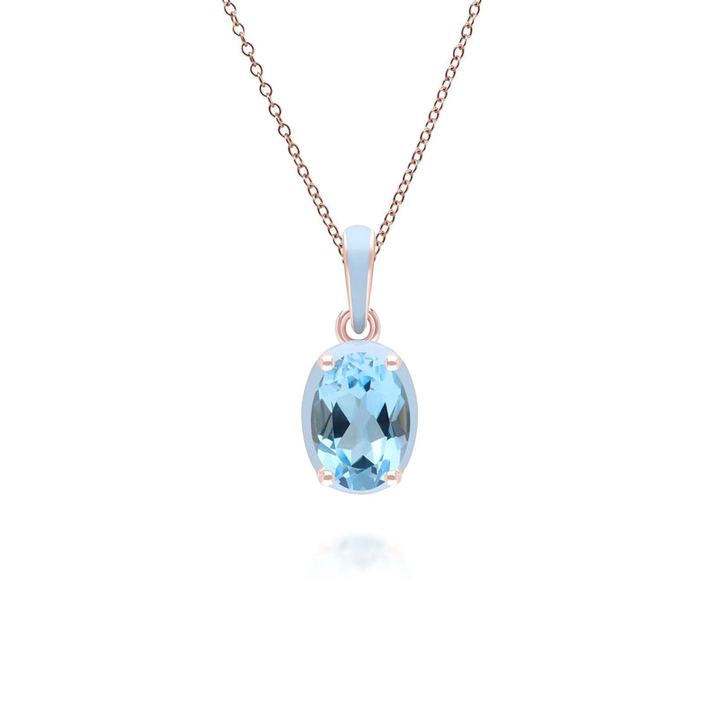 Aura Oval Pendant (Sky Edition)