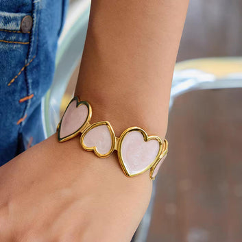 Heart Locket Bangle